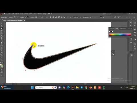 Nike Logo Design | Adobe Illustrator #tutorial #art #drawing