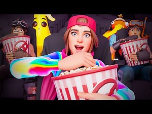 I built a MOVIE THEATRE in Fortnite