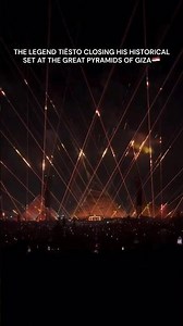 Tiësto Live at the Great Pyramids of Giza 2025 | The Historic Night in Egypt 🇪🇬