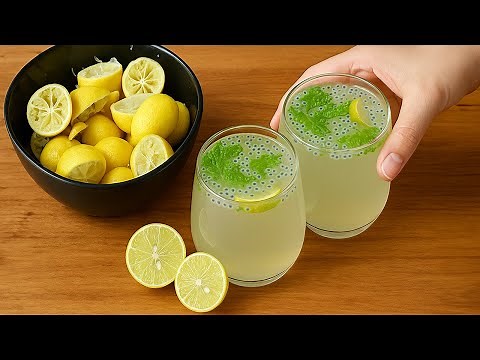 New Way to Make LEMON Peel POWDER and Store It for 1 Year Lemon Drink Recipe Using Lemon Peel!