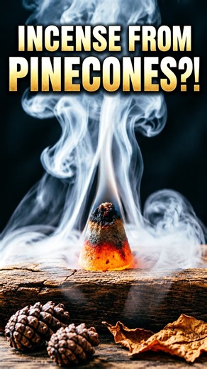 Incense from PINECONES?! 🌲