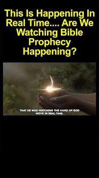 This Is Happening In Real Time - Are We Watching Bible Prophecy Happening?
