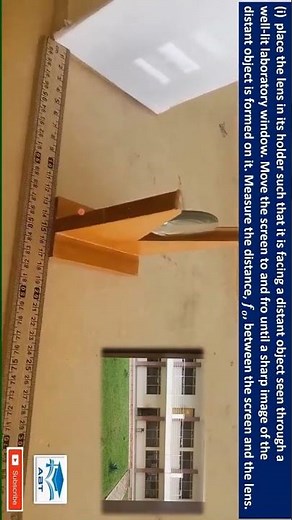 How to Determine the Focal Length of a Convex Lens | Simple Physics Practical