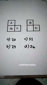 Analyze the first figure, apply the pattern used to find the missing number in the second figure. #reasoning #learning #mindexercise #practice #educational | Math Fannatics