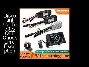 Ebike Sine Wave Waterproof Controller 17A 26A 30A Color S966 NFC Display Compatible Hall and Hall fr
