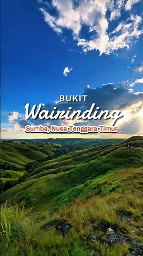 Wairinding Hill, The Sleeping Giant in East Sumba #sumbatimur #sumba #nusatenggaratimur #ntt