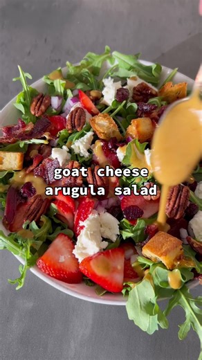 Delicious Goat Cheese Arugula Salad Recipe