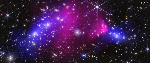NASA Webb 'Pierces' Bullet Cluster, Refines Its Mass - NASA Science