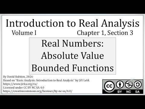 Absolute Value and Bounded Functions