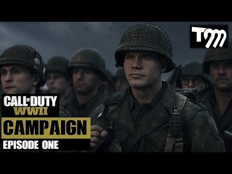 HIT THE BEACH!! - Call of Duty WW2 Campaign Walkthrough Episode One