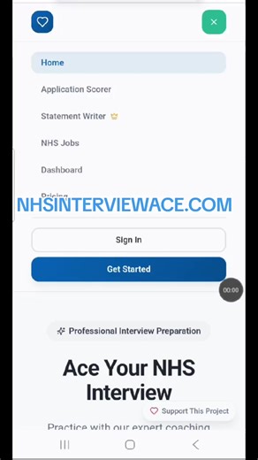 Get your NHS application and supporting document written effortlessly in 1 minute. The Statement Writer works without requiring background/CV - Premium users can just paste a job description. When no background is provided, the system generates realistic, detailed STAR examples with ATS-optimized keywords 😀 www.nhsinterviewace.com #creatorsearchinsights #fypシ゚viral