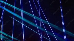 Professional stage lighting for show . Bright laser and LED lighting equipment