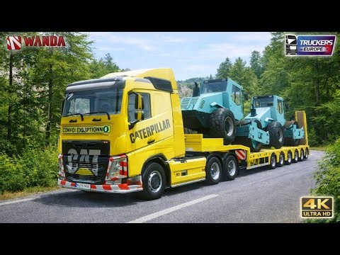 Road Roller Delivery | Truckers of Europe 3 | realistic HD gameplay.
