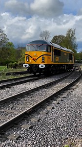 Locos that pass in the …evening. #class69 #69008 operated by GB Railfreight passes #class47 #D1501 at Rowsley station on the Peak Rail line. #uktrainspotting #trains #diesellocomotive #britishrailways #railway #railways #trainspotting #heritagerailway #freighttrain | Adrian Watson