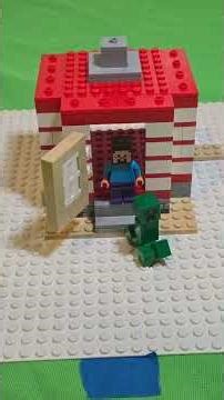 Lego Minecraft TNT House Build #lego #minecraft