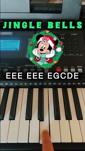 Learn Jingle Bells on Piano in 30 Seconds! 🎄✨ #shorts