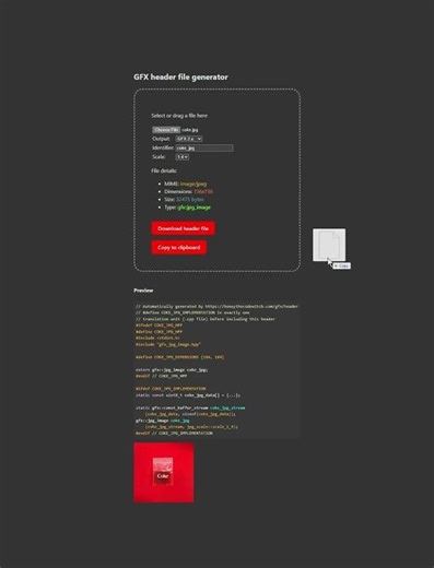 gfx_web_temp header generator