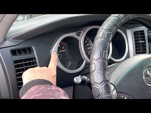 How to reset the oil light on Toyota 4Runner 2004