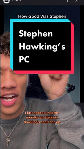 Stephen Hawking's PC Specs Revealed