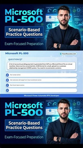 Microsoft PL-500 Practice Questions | Power Automate RPA Developer Exam Questions & Answers