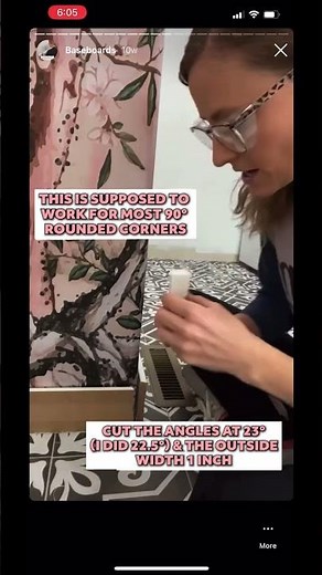 DIY Rounded Baseboard Corner Hack