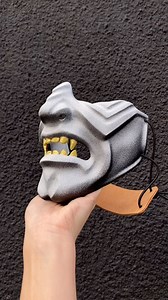 25K views · 14 reactions | Grey&Gold Samurai Ghost mask - Made to...
