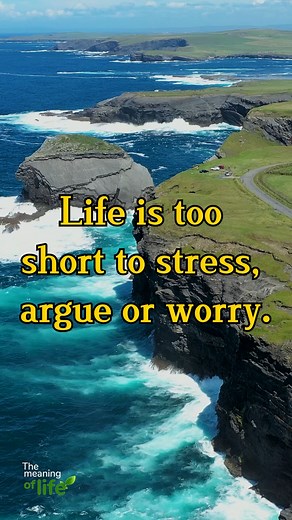 227K views · 4.5K reactions | Life is too short to stress, argue or worry. | The meaning of life | Facebook