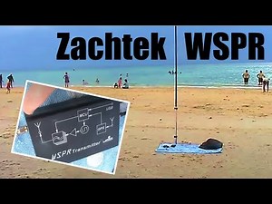 Using a Zachtek multiband WSPR transmitter from the beach