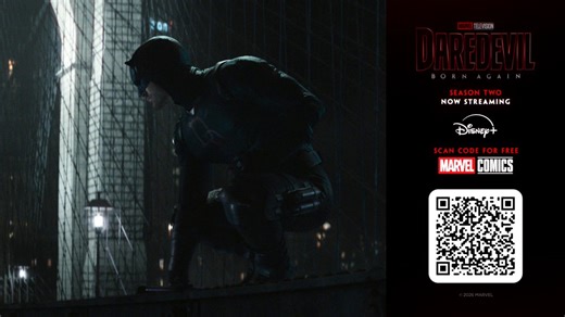 #DaredevilBornAgain 🤝 Marvel ComicsScan the QR Code to read the comics that inspired the Marvel Television series. And don’t miss Season 2, now streaming on Disney+.