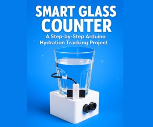 Smart Glass Counter - a Step-by-Step Arduino Hydration Tracking Project