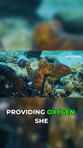 Mother Octopus Starves to Be Close to Her Babies! #facts #octopus