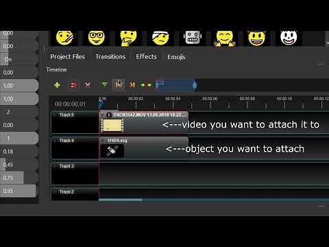 How to Use Tracker Effect in OpenShot to Attach Media To Moving Object