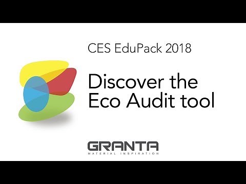 Discover the Eco Audit tool in CES EduPack