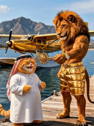 Chubby Cat Adventures: Car Gift for the Lion