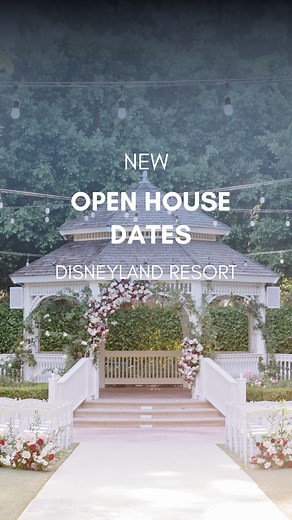 6.1K views · 78 reactions | ✨NEW✨ Open House dates at Disneyland Resort in California! Our Open Houses are designed to help you answer any questions you may have, meet the #DisneyWeddings team in person, tour select venues, & take the next step in planning your Disney Fairy Tale Wedding!  We are excited to see you there! More information: https://bit.ly/433wgYm  | Disney's Fairy Tale Weddings & Honeymoons | Facebook