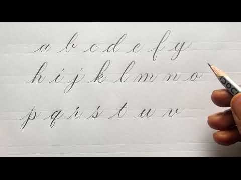How to write English small with Pencil | english small letter handwriting | english small letters
