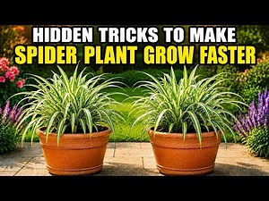10 Hidden Tricks That Make Your SPIDER PLANT Grow 10x Faster