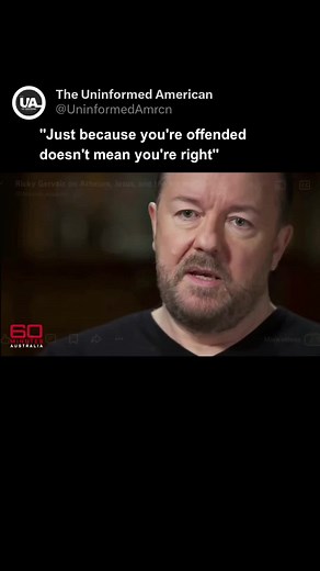 is Ricky Gervais right? #independentjournalism #theuninformedamerican #stayinformed