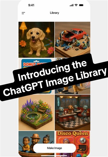 ChatGPT Image Library: Organize Your Creations Easily