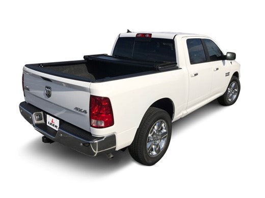 LEER Latitude Soft Folding Tonneau Cover For 2009-2018 Dodge RAM 1500 6'4" Bed - 630137