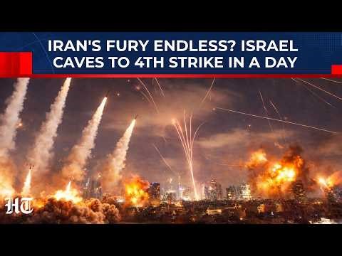 Iran's Fury Endless? Israel Buckles Under 4th IRGC Strike In 24 Hours | Air Bases, Shin Bet Attacked