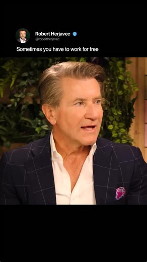 41K views · 2.9K reactions | I got a job by offering to work for free. It’s not about the free work, It’s about backing yourself when no one else will and creating an opportunity they will never get. | Robert Herjavec | Facebook