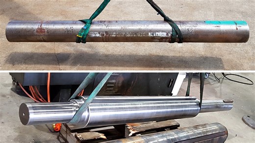 Heavy duty machining 1000HP tree grinder shaft | Part 2