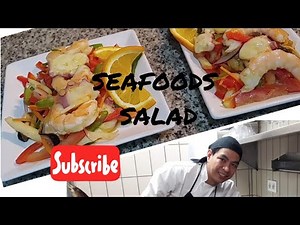 SEAFOODS SALAD ( ensalada de mariscos)