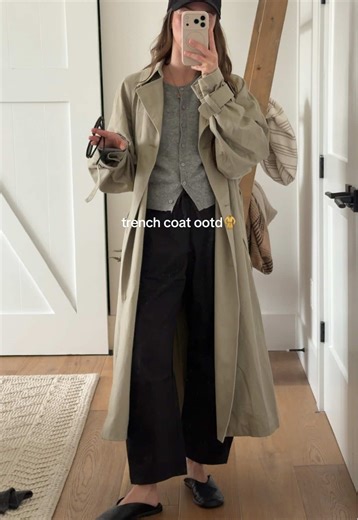 🧥Trench coat outfits always >> #trenchcoat #trenchcoatoutfit #springtransitionoutfit #springoutfitideas #trenchcoatstyle