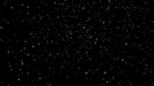 Download Falling snowflakes on transparent background. Seamlessly looped particles moving down, animation with alpha channel for free