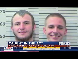 Caught in the Act: Suspected car burglars arrested in Mobile