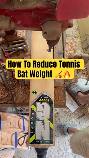 How To Reduce Tennis Bat Weight 🏏🔥 | Easy Tricks! #ngsports #cricket