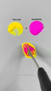 1.4M views · 8K reactions | How to make Neon Red? #colormixing #satisfying | Art Craft Blend | Facebook