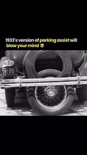 Wealthy Tools on Instagram: "In 1933, a clever inventor introduced a rear-mounted parking wheel — an early take on what we now call parking assist. The system used a small, retractable wheel hidden at the back of the car. When activated, it lifted the rear tires slightly off the ground, allowing the driver to pivot the car sideways into tight spaces. It was simple but brilliant — a mechanical solution to a modern problem that appeared almost a century"